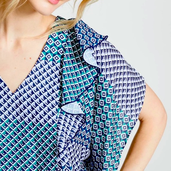 New PARKER Luisa Geometric-print Dress - Picture 5 of 16